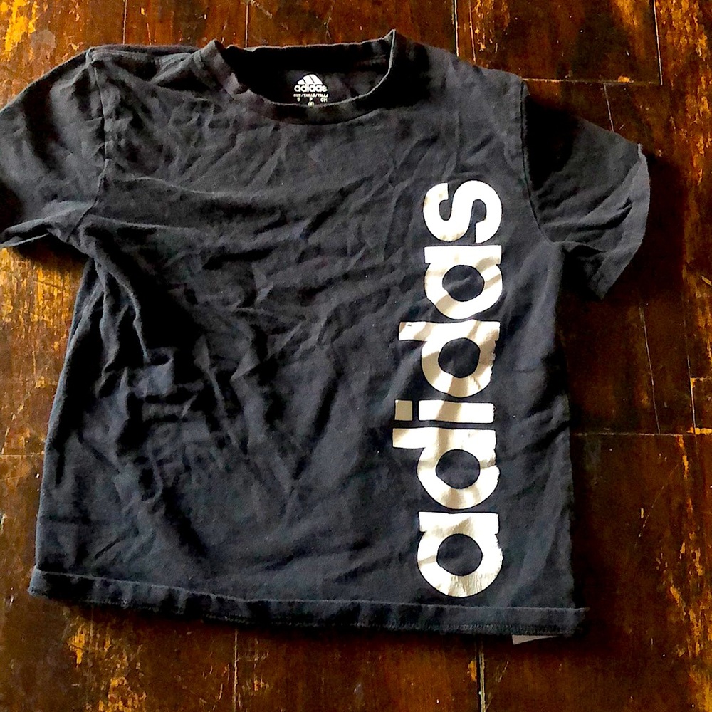 Black small adidas shirt